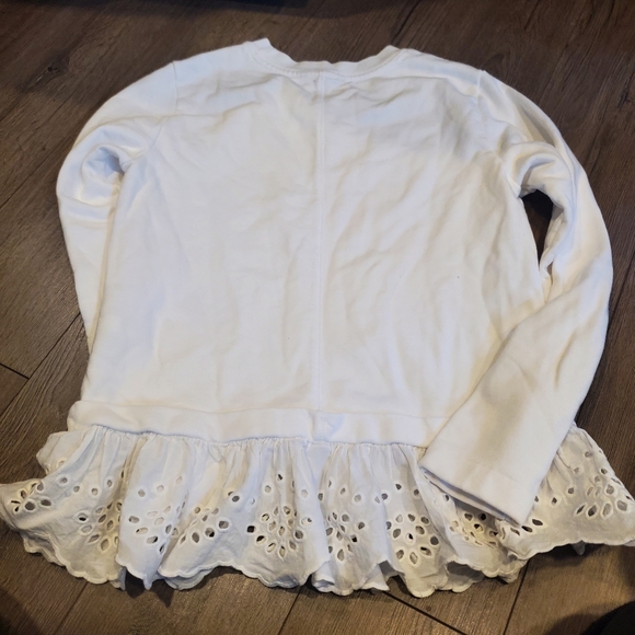 Banana Republic white sweater with lace - Picture 2 of 3